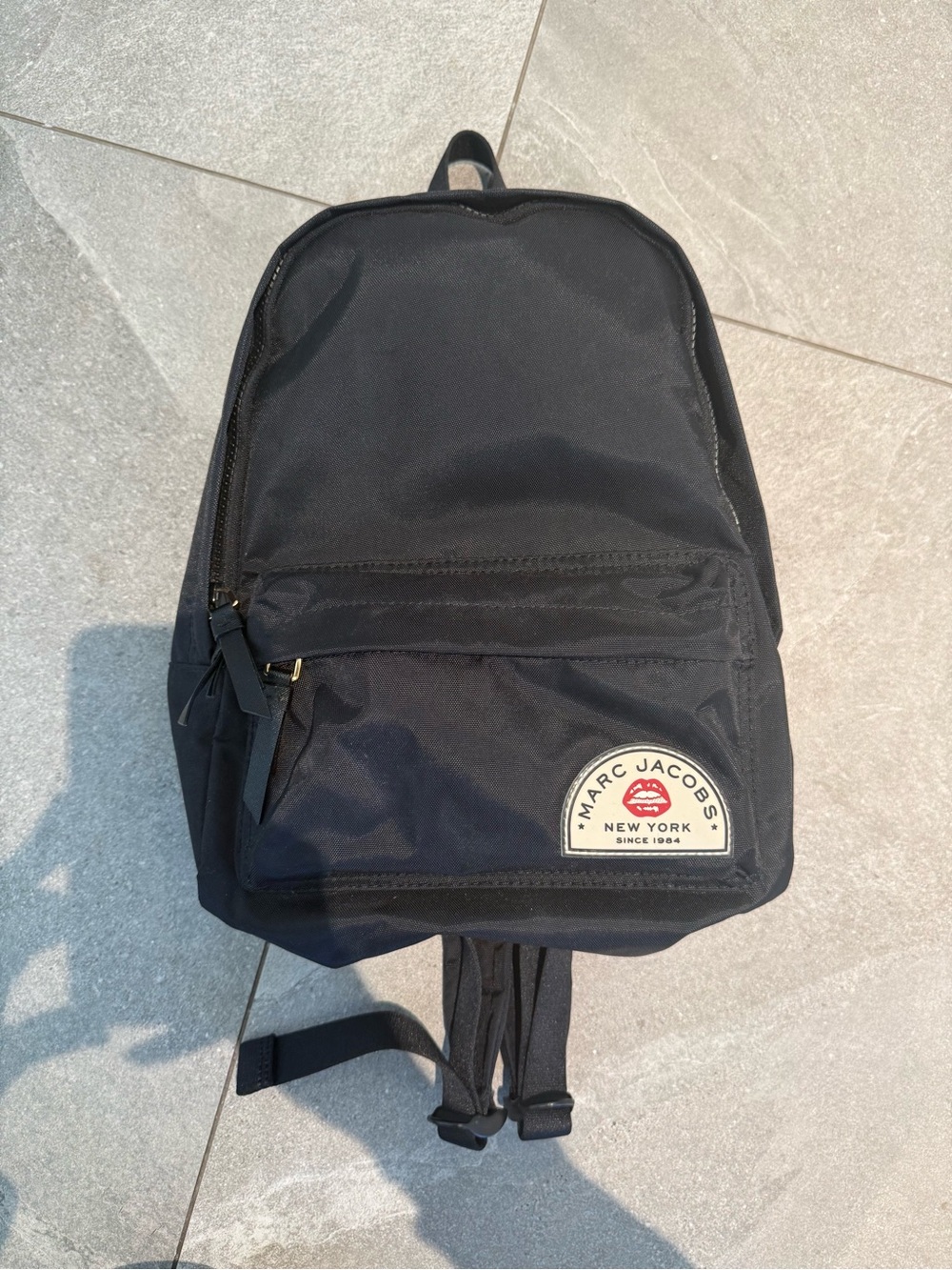 Marc Jacobs Black Nylon Mini Backpack